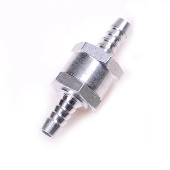 

Aluminium 8mm Alloy One Way Fuel Non Return Check Valve Petrol Diesel for Car Vacuum Hose Oil Water Pumps