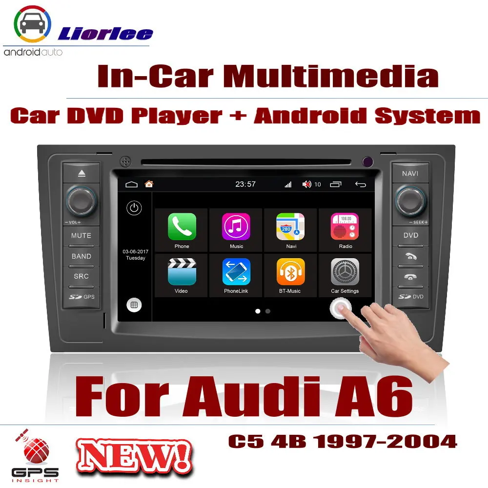 

For Audi A6 1998~2006 Car Android Player Radio DVD GPS Navigation Displayer System Audio Video In Dash Multimedia Head Unit