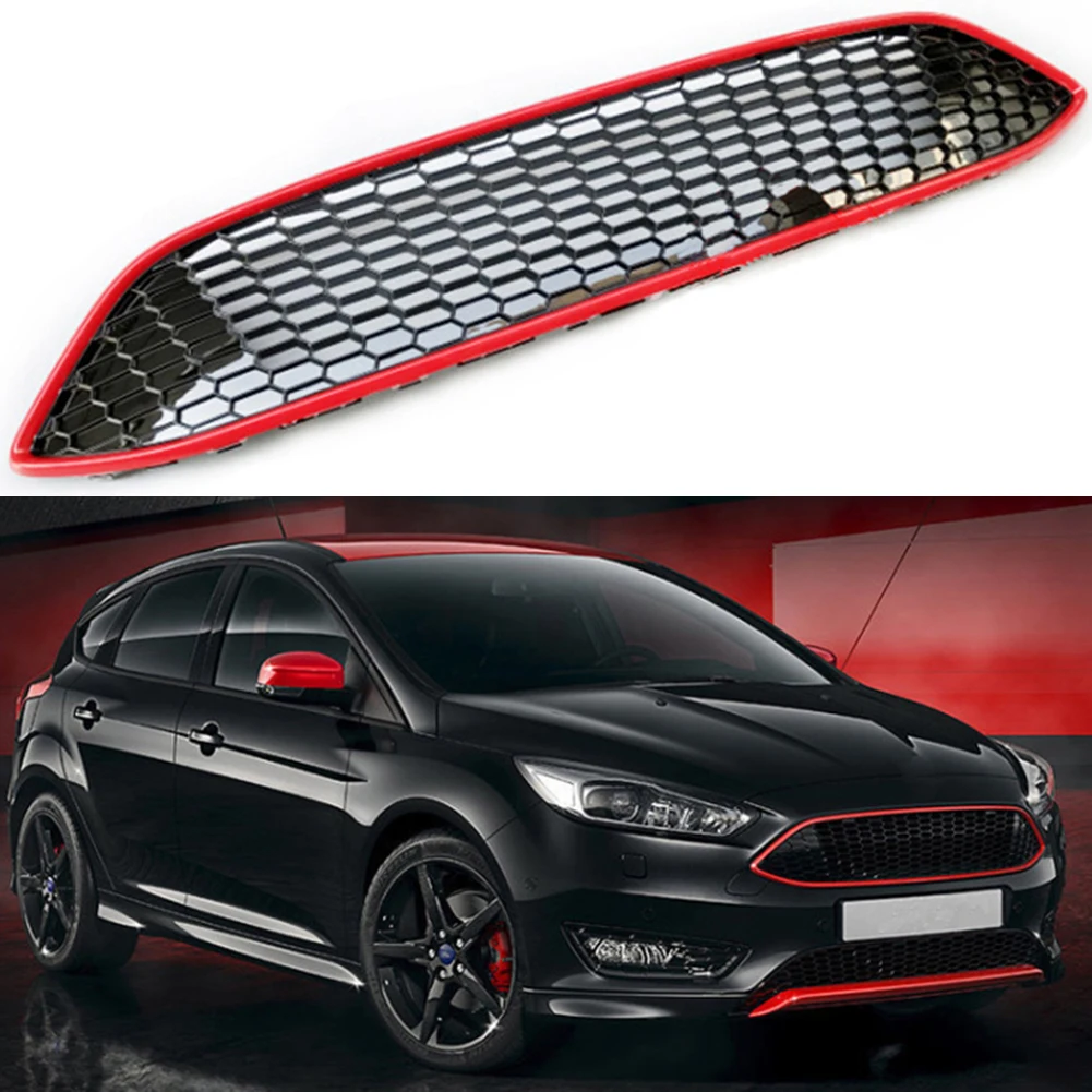Передний бампер Гриль верхняя решетка подходит для Ford Focus 2015 2016 2017 2018 хэтчбек