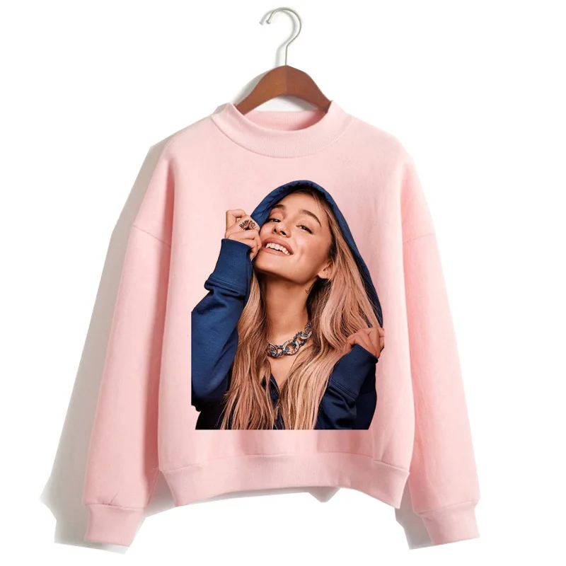 Ariana Grande harajuku Женская толстовка с капюшоном ulzzang худи уличная хип хоп Мода корейский стиль новинка Женский 90s - Цвет: 1901