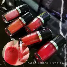 

New Magic Powder Lipstick Lip Powder Long lasting Red Powder Lip Tint Waterproof Matte Lip gloss Makeup Cosmetics