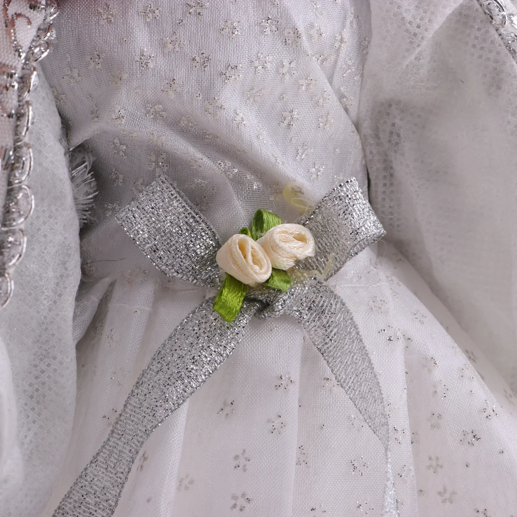 12 дюймов винтажная фарфоровая кукла в платье, креативный Валентин подарок для девушки, кукольный дом люди дисплей коллекция декора-белый