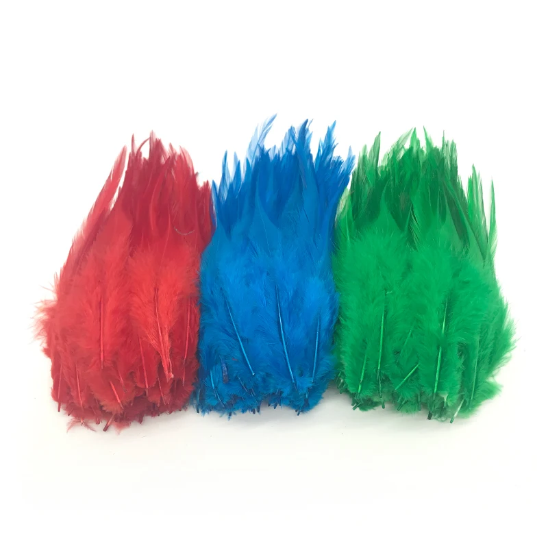 100pcs chicken feather hot sale for clothes DIY decoration 10-15cm/4-6 inch