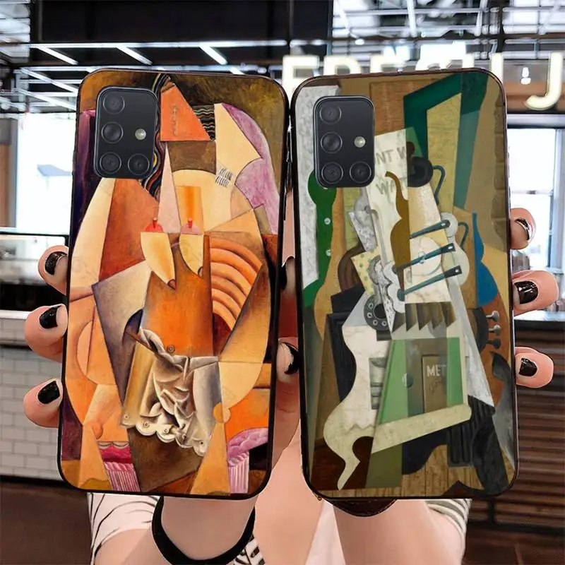 Pablo Picasso abstract Art painting Black Cell Phone Case for Samsung S20 plus Ultra S6 S7 edge S8 S9 S10 5G lite 2020 | Мобильные