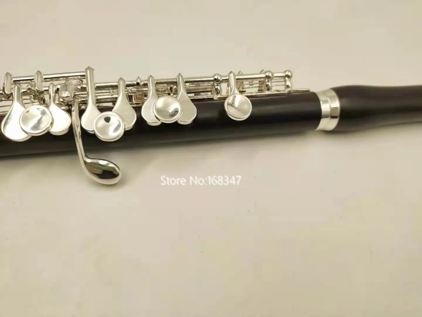 New Product PICCOLO 100% Ebony Wood C Key Sliver Plated Keys Professional Musical Instrument With Case