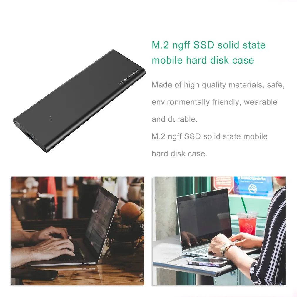  SSD Solid State Festplatte Box 6100-RTKM.2 NGFF PCI-e NVMe ZU USB3.1 SSD Gehäuse Solid-State Festpl