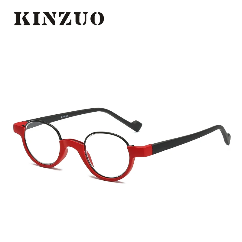 Круглый половинной оправой, оправа, очки для чтения для мужчин и женщин+ 1,0+ 1,5+ 2,0+ 2,5+ 3,0 1804
