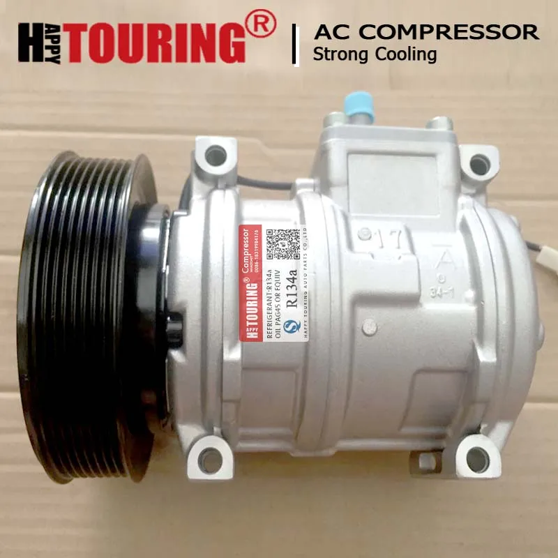 10PA17C AC компрессор для трактора 7600 7700 7800 7210 RE46609 TY6764 RE54254 RE69716 447100-2388 447100-2381 447200-5031 |