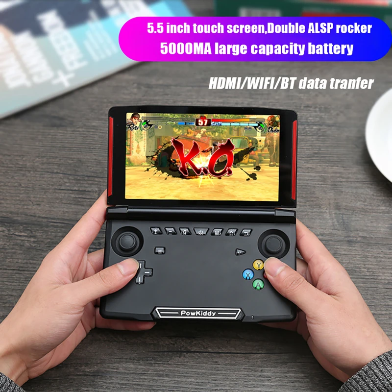 X18 Andriod портативная игровая консоль 5 дюймов сенсорный экран MTK8163 четырехъядерный