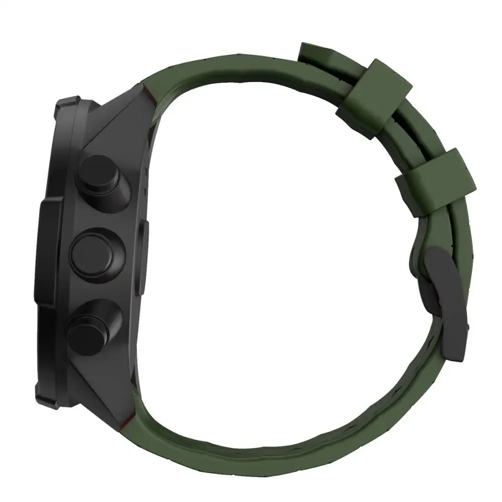 Для Suunto 9/Suunto 9 Baro медь/Sunnto Spartan резиновый ремешок для часов силиконовый ремешок Замена для Sunnto 9/Suunto 9 Baro запястье