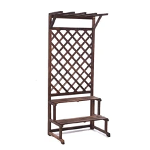 Тип Посадки многоэтажная лестница цветок Airs Крытая гостиная твердая деревянная сетка для хранения цветочный горшок рама балкон Цветочная стойка