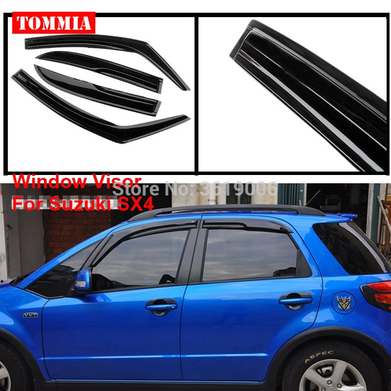 4 шт. защита от ветра и дождя для окна Suzuki SX4 | Автомобили мотоциклы