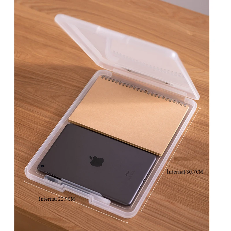A4 storage box file folder file test paper storage box multi-function writing board folder office stationery
