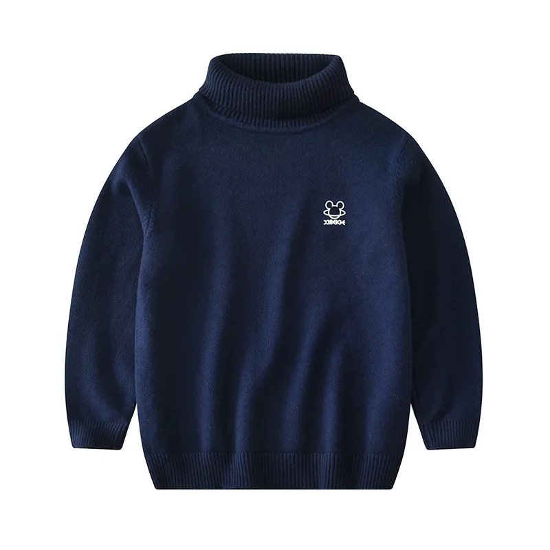 royal blue SINGBAIL кофта для девочки свитер для девочки свитер детский свитер для мальчика водолазка для девочки новогодний свитер детский свитер водолазка детская - Цвет: royal blue