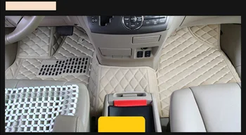 

leather car floor mats for toyota previa Estima Tarago 2006-2019 2007 2008 2009 2011 2016 2017 2018 2012 accessories
