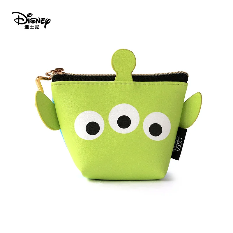 Disney Minnie Mouse portable cosmetic make up bag multi-purpose storage tsum coin cartoon purse handbag Stitch Makeup PU leather