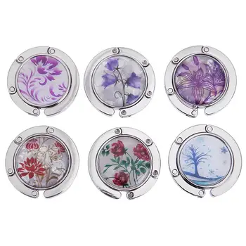 

Flower Tree Handbag Hook Portable Folding Handbag Hanger Bag Desk Hanger Multiple Bag Desk Hanger Foldable Purse Bag Hook Holder