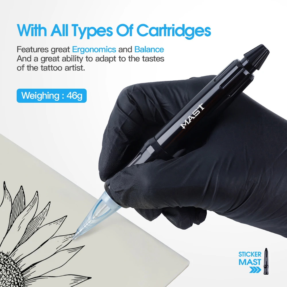 Dragonhawk Mast Hand Poke Tattoo DIY Tools Handmade Tattoo Pen for