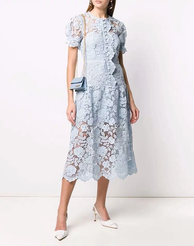light blue dress outfit