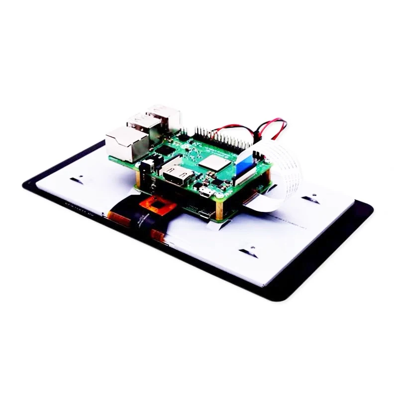 Raspberry Pi официальный 7-дюймовый сенсорный экран 7 ''дисплей 800*480 ЖК-монитор для Raspberry Pi 4 3 Модель B 4B 3B 3 B+ A