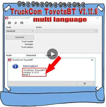 

2019 Hot TruckCom ToyotaBT BT TE V2.12.6 Rev4 [01.2018] Truck Com for Toyota Full Multi Language
