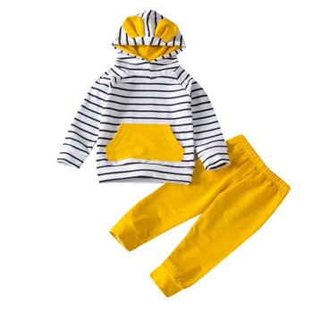 

Baby Clothes Fashion Sport Suit Kids Clothes Children's Sweater + Trousers two pieces Clothing Set Cotton