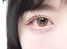 Lentes de contacto de color marrón para visión ocular, graduadas, para miopía, dioptrías, lente cosmética bonita para pupila