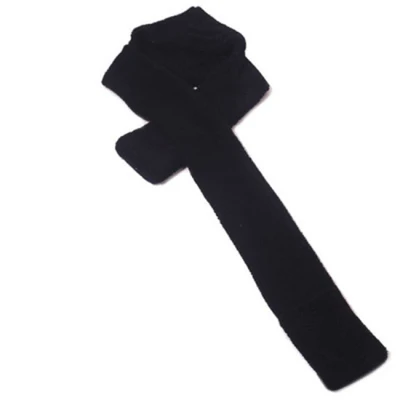 black 3 предмета, модные комплекты с капюшоном Srarves шарф, шапка, варежки Для женщин зимние теплые мягкие шарф-капюшон снуд карман Шапки перчатки - Цвет: black