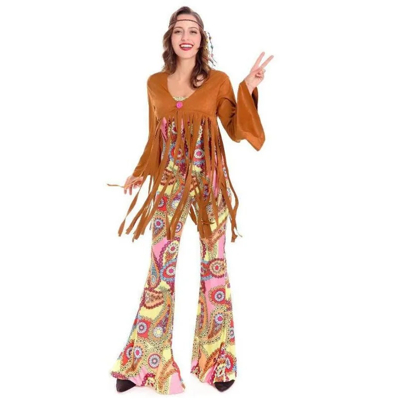 Halloween Cosplay The Primitive Costume Indian Women Leopard Skins Indigenous African Dance Aboriginal Costumes Hunter Clothes |