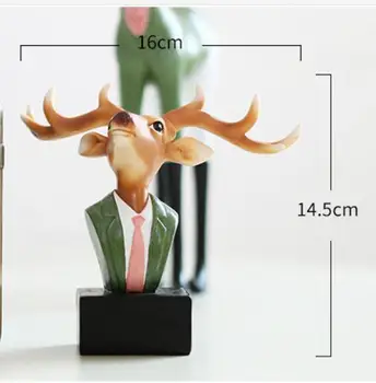 

Sales Deer /Rabbit Animal Glasses Stand Resin Crafts Lovely Eyeglasses Sunglasses Stand Holder Rack Animal Home Decor Best Gift