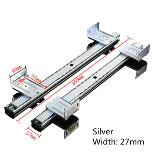 Computer Desk Drawer Orbit Keyboard Bracket Slide Rail Hoisting Crane Rail Bracket 2 Guide Rail