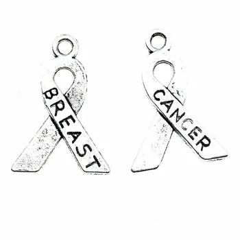 

Malzahar 30 Pieces Breast Cancer Ribbon Jewelry Findings Components Handmade Jewelry