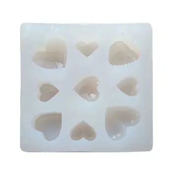 

Heart Shape Pendant Resin Silicone Mold Jewelry Making Soap Wax Candle Molds