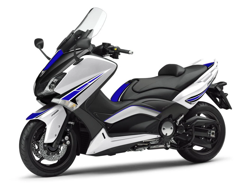 Для TMAX530 2012 2013 12-16 универсальная наклейка-держатель для мотоцикла Наклейка для тела Эмблема Наклейка s Белый Красный A - Цвет: Blue white A