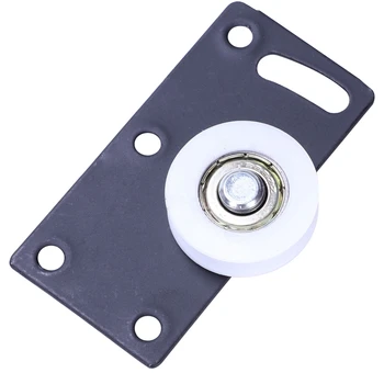 

New 4Sets Sliding Door Wheels Rollers Pulleys Runners for Cupboard Wardrobe Cabinet Smoothly & Mute Nylon Wheels