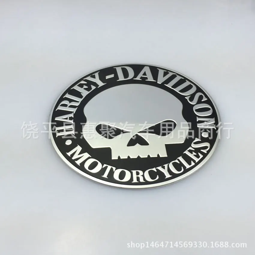Автомобильный крутой модифицированный логотип автомобильный, металл Ray Скелет автомобильные наклейки Каратель Автомобильный логотип Скелет бампер наклейки Tag
