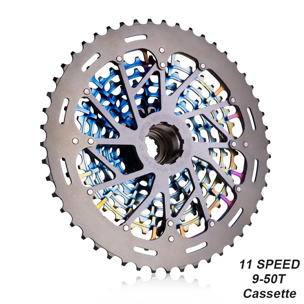 

Ultimate MTB 11S 9-50T ULT Rainbow Cassette 11 Speed XD Cassette Full steel Durable Ultralight Mountain Bike Flywheel Sprocket