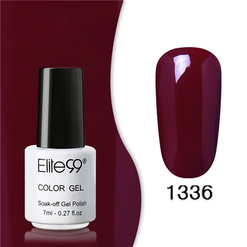 Elite99 неоновый гель для лака для ногтей набор в цветах радуги УФ 7 мл гель для дизайна ногтей набор для маникюра гель лак верхнее покрытие - Цвет: 1336