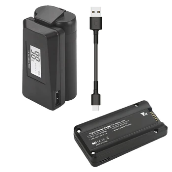

For DJI Mavic Mini Drone Portable Fast USB Digital Display Battery Charger Power Adapter Type-c Cable Input 5V/3A(Max) Accessory