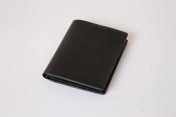 

206# Exports New style mens leather purse wallet short cross high quality wallets for men Business style men's Clip Wallet