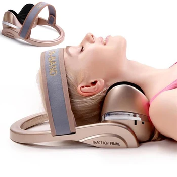 

Neck Traction Cervical Posture Pump Air Filled Vertebra Correction Tractor Relaxing Massager Spine Muscle Relief Pain Device