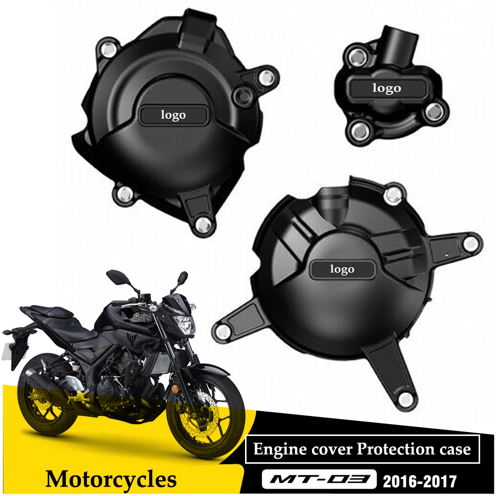 

Engine Covers Protectors For R3 R25 MT-03 2015 2016 2017 2018 2019 Motorcycles Engine cover Protection case for case GB Racing