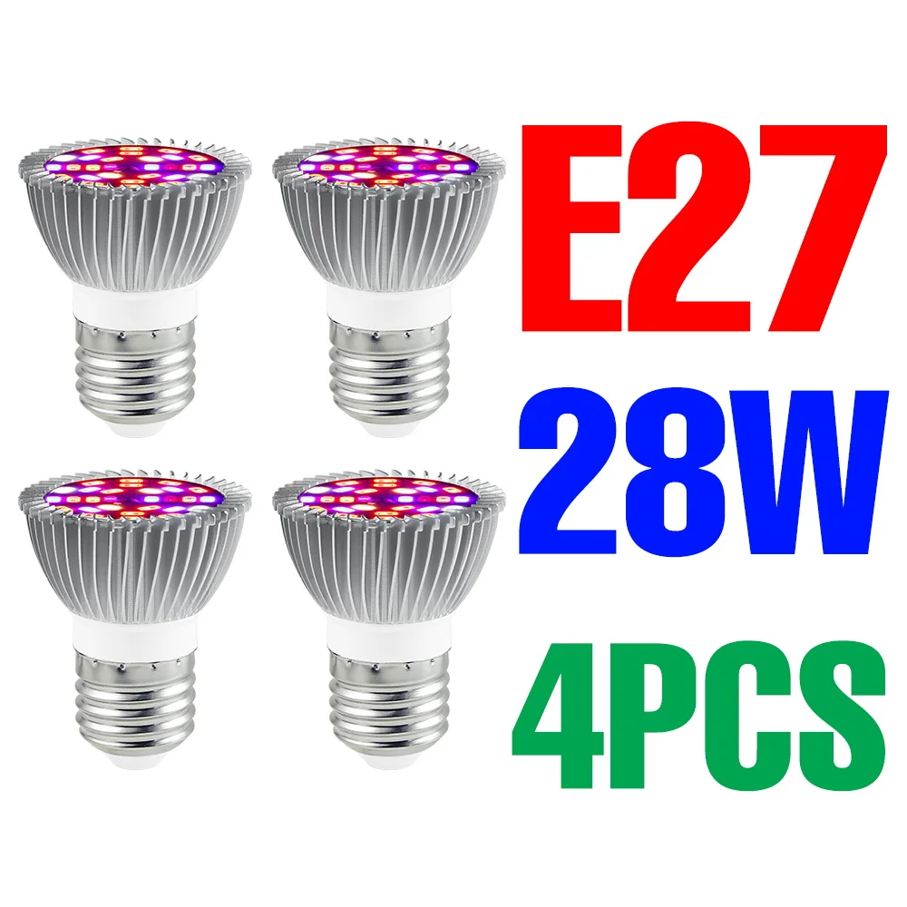 E27 28W 4PCS