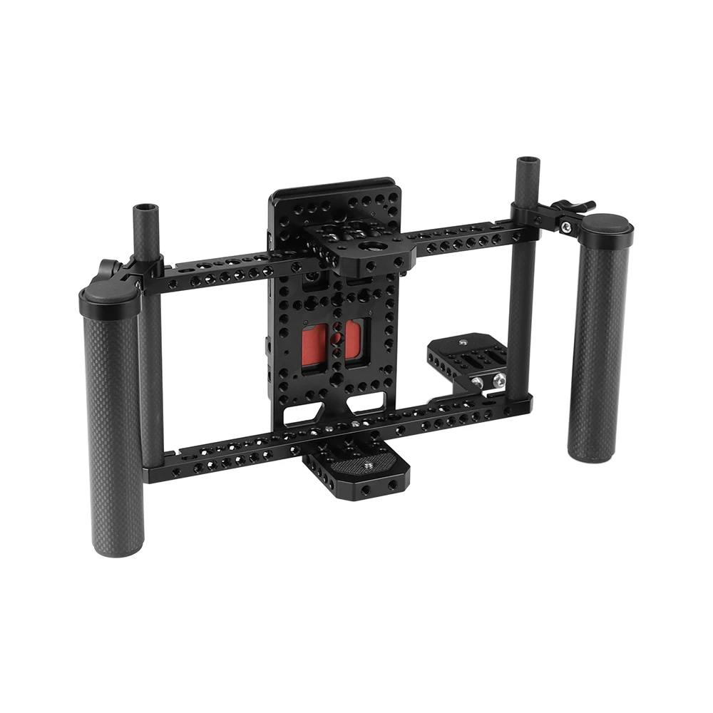 Hdrig ajustável câmera 7 polegada monitor gaiola
