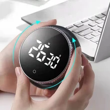 

Digital Kitchen Timer Magnetic Countdown Count Up Alarm Clock with LED Display 3-Level Mode Timer for Cooking Studying