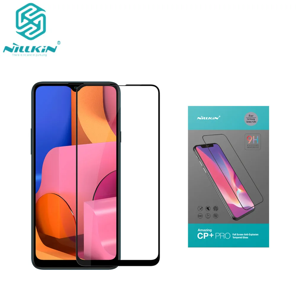 Для samsung Galaxy A20s CP + PRO Полное покрытие закаленное стекло 9H 2.5D изогнутый экран