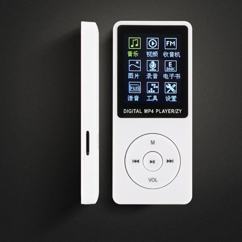

Vitog ZY418 new sports mini MP3 MP4 HIFI music player Mini Walkman student 1.8 inch support TF TXT E-book FM Recorder Video
