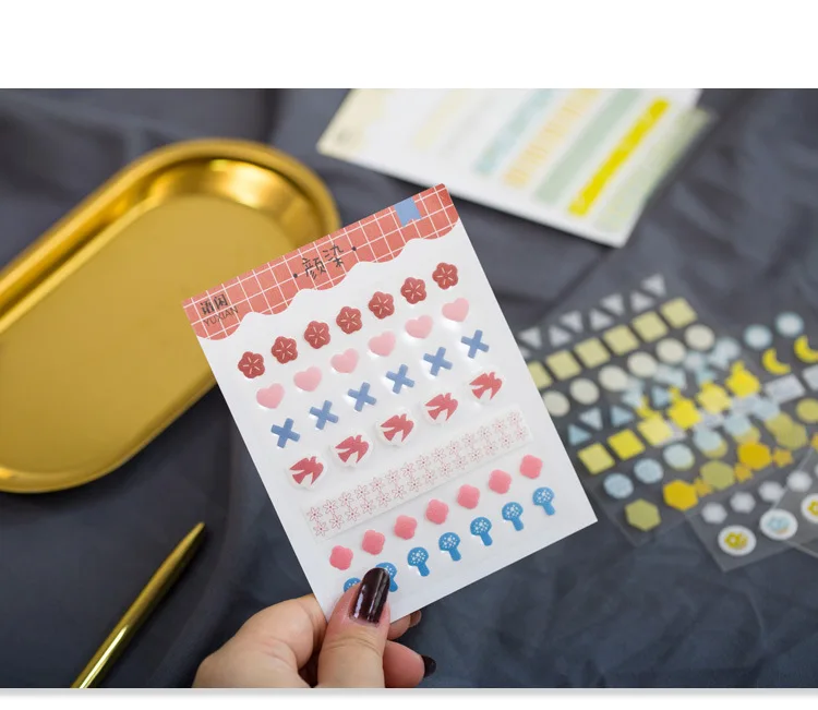 3 шт./упак. сохранить Поэзия серии stickersFor детская игра Сделай Сам дневник в стиле Скрапбукинг фото Ablums