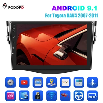 

Potofo Android 9.1 9'' HD Mirror Car GPS Radio Player Universal Radio GPS Navigation Audio WIFI Player