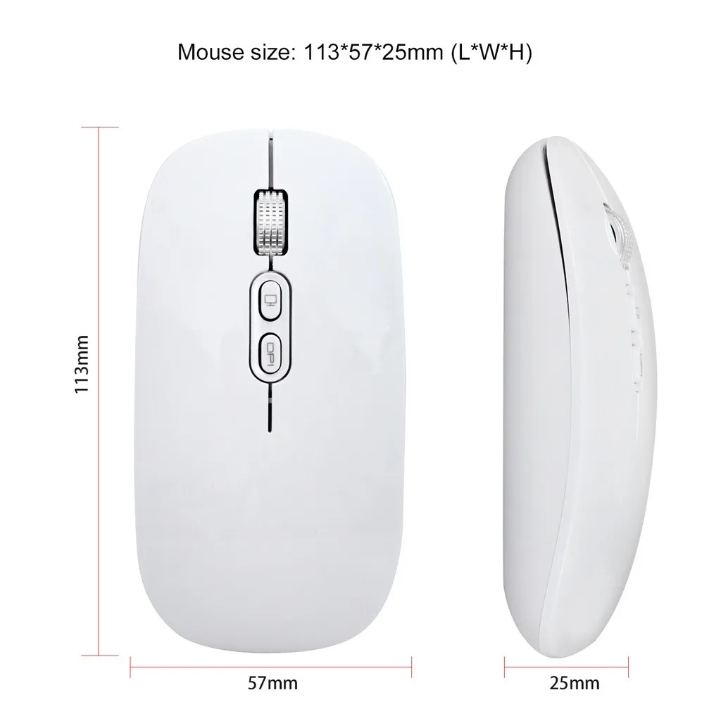 Beautyss M103 2,4G беспроводная мышь 1600 dpi USB перезаряжаемая металлическая Бесшумная оптическая мышь для ПК ноутбука